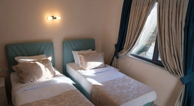 Апартаменты с 2 комнатами с балконом и с видом на горы Şahin Tepesi Apart Otel