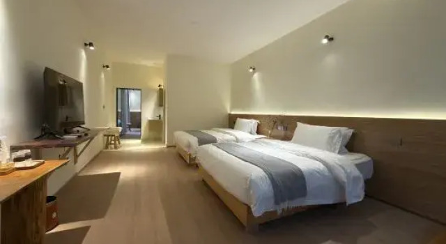 Люкс с 2 комнатами с видом на горы YINGYU hot spring inn