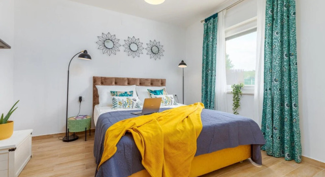 Awesome Home in Peroj with Hot Tub, WiFi & 2 Bedrooms