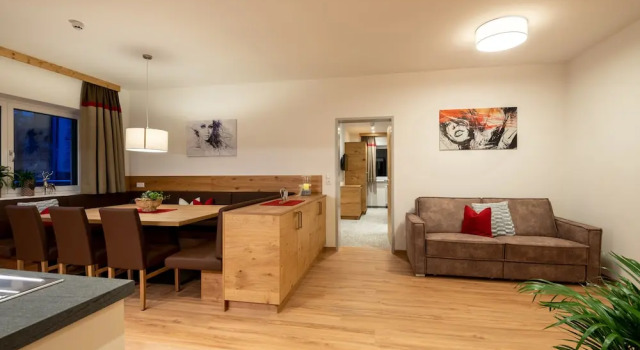 Апартаменты Deluxe Цокольный этаж с 3 комнатами Appartement Schattauer