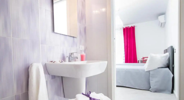 Standard Doppel Zimmer mit Balkon Stanze del Mare