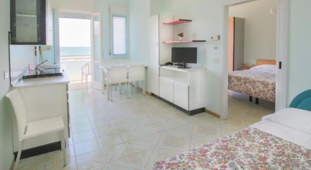 Апартаменты c 1 комнатой с видом на море Residence Hotel Amalfi