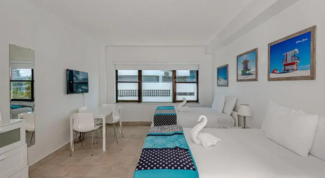 Beach Front Studio Miami Beach, Забронировать Апарт-отель Апарт-отели Miami Metropolitan Area, Апарт-отель