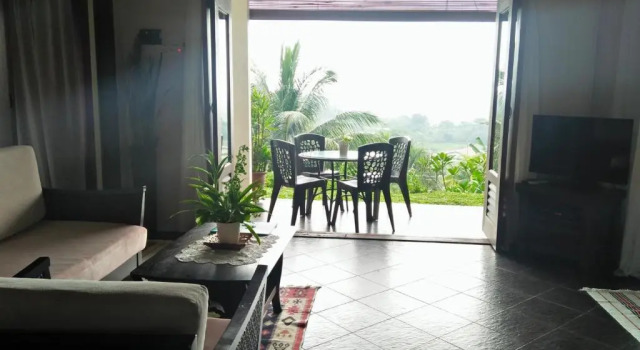 Вилла с 2 комнатами Romantic Tropical Retreat with Sunset & Rice Field Views