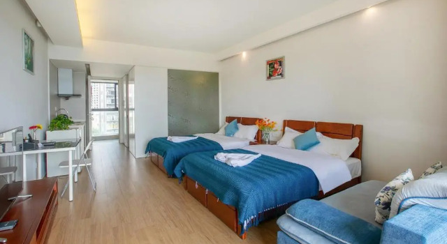 Двухместный номер Standard с видом на сад HuiZhou HuaYangNian Seaview Guesthouse