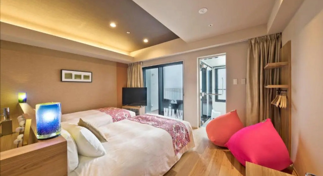 Двухместный номер Standard с красивым видом из окна Ryukyu Onsen Senagajima Hotel