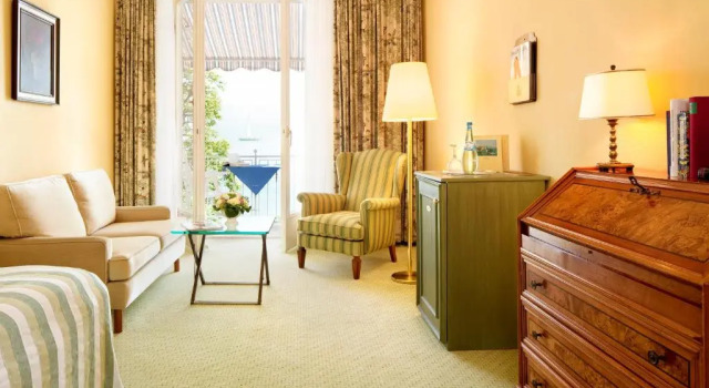 Одноместный номер Standard с балконом и с видом на озеро Hotel Bad Schachen