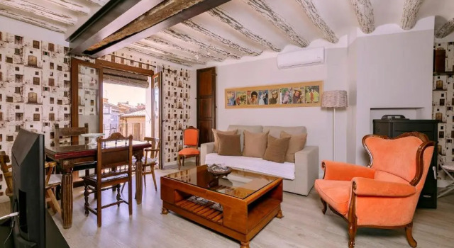 Апартаменты с 2 комнатами Apartamentos Vino Tinto y Restaurante Tomate Rosa