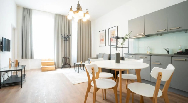 Sunny apartment in Leopoldstad + terrace with grill, Rezerwuj Apartament Wiedeń Austria, w pobliżu Millennium Tower