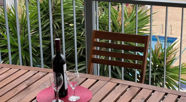 Апартаменты Sea view one bed apartment with pool in Peyia B7