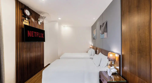 Трёхместный семейный номер Standard A25 Premium Hotel - 55 Cách Mạng Tháng 8
