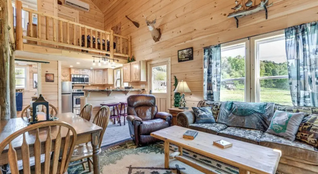 Коттедж On-site Creek Access: Pet-friendly Cosby Cabin!