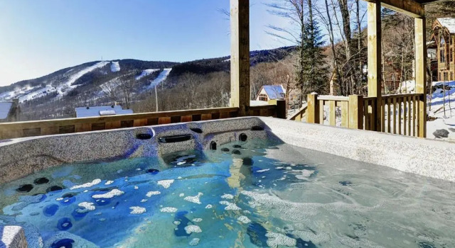Кровать в общем номере Chalets Alpins - 42 Chemin Blanc