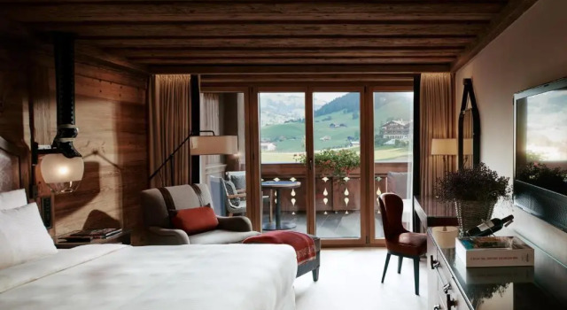 Номер Deluxe The Alpina Gstaad
