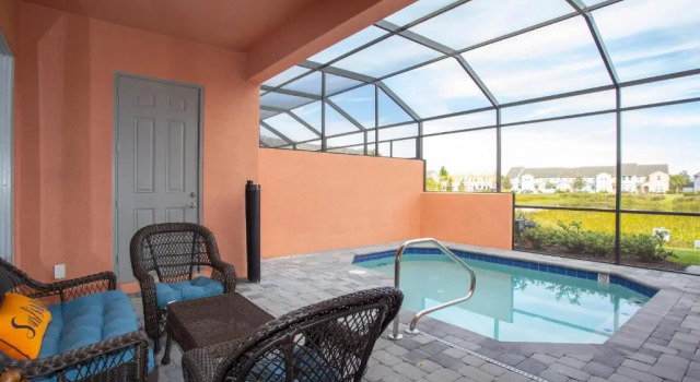 Коттедж Marvelous 4 Bedroom w/ Pool @ Festival Resort 197