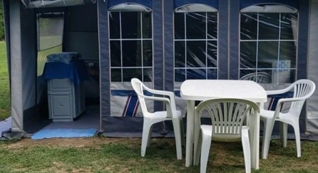 Mobile Homes Surrounded by Greenery