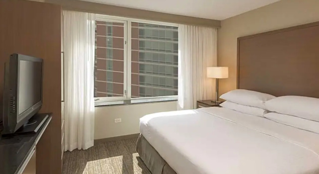 Двухместный люкс с 2 комнатами Embassy Suites by Hilton Chicago Downtown Magnificent Mile