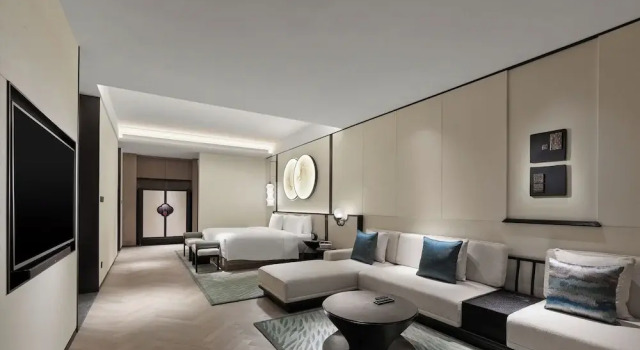 Люкс с видом на озеро Banyan Tree Yangcheng Lake