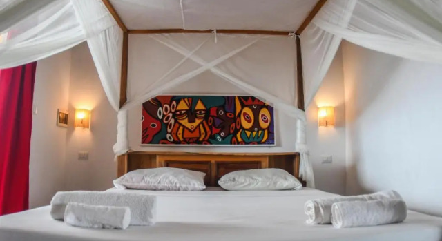 Двухместный номер Deluxe с балконом и с видом на море Emeraude Lodge