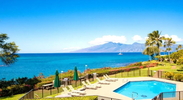 K B M Resorts- NAP-B43 Ocean-front 1Bd villa, gourmet kitchen, AC, whale-watching, Забронировать Отель Капалуа Лахайна