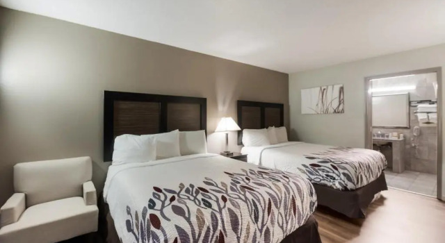 Четырёхместный номер Deluxe Red Roof Inn Lenoir