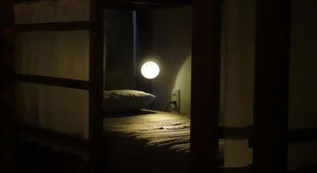 Кровать в общем номере Albergaria Hostel