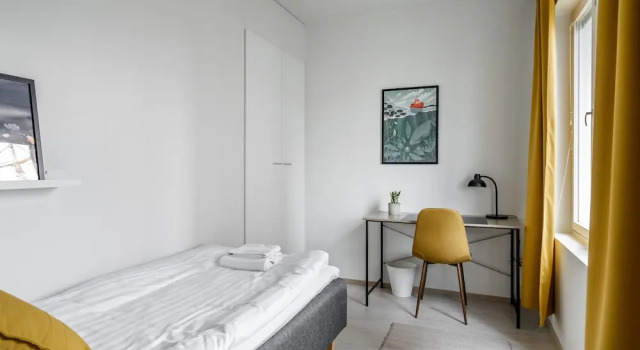 Апартаменты Standard с 3 комнатами с балконом Hiisi Homes Turku Ratapiha