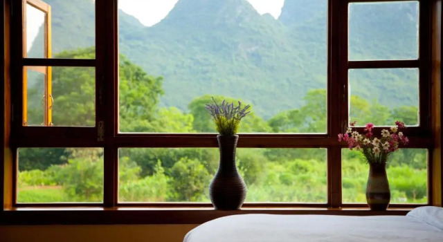 Двухместный номер Deluxe YangShuo Coco Garden Villa-Western food&English Guide