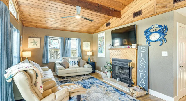 Fish, Crab, Unwind! Canal-front Gem in Galveston, Book Feriehus Galveston Houston