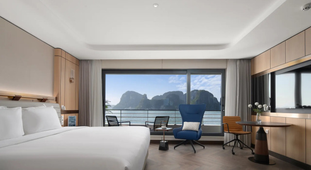 Двухместный люкс Executive с балконом Grand Pioneers Halong Bay Cruise 1