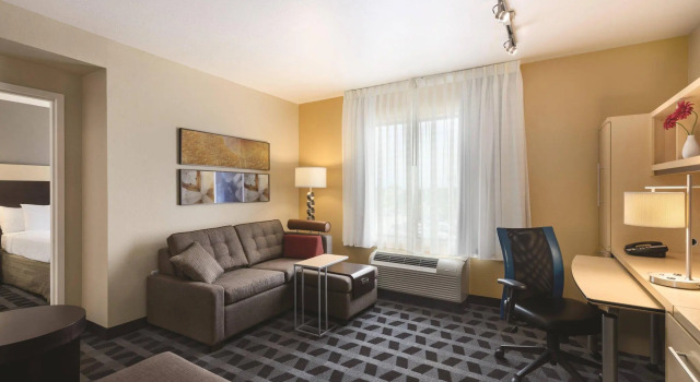 Двухместный люкс с 2 комнатами TownePlace Suites Joliet South