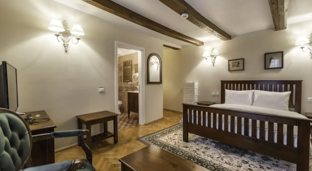Двухместный номер Deluxe с видом на горы Casa Gotica Residence