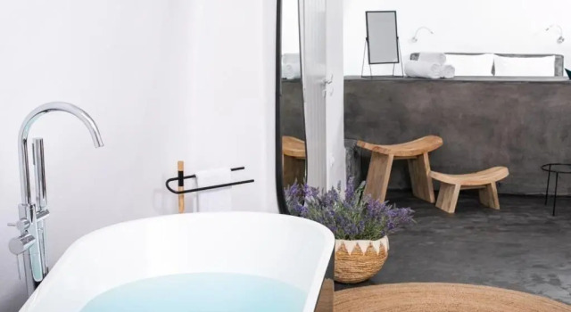 Вилла Luxury Santorini Villa Villa Elysian Dyo Private Hot Tub Air Conditioning