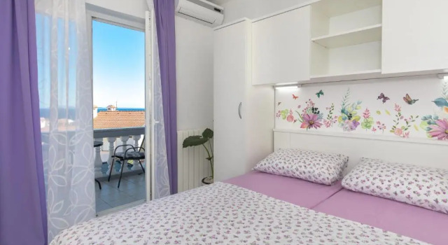 Двухместный номер Standard с балконом и с видом на море Apartment & rooms Ivica