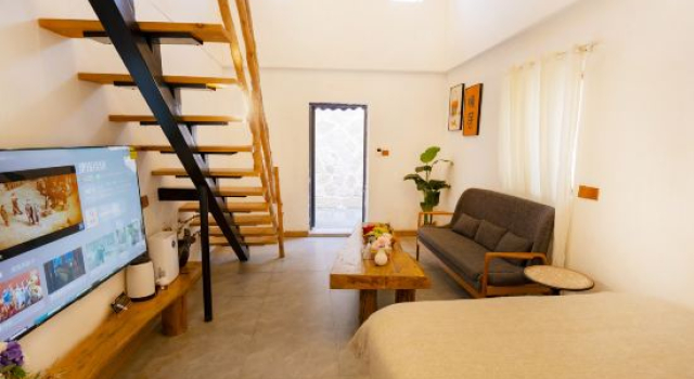 Кровать в общем номере Weizhou Island Dudu's Banhai Homestay (Xijiao Wharf)