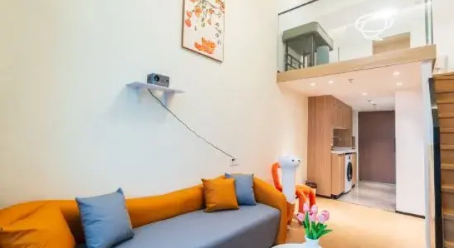 Люкс Luxury Wanmao Executive Apartment (Longgang Vanke Plaza Jixiang Subway Station)