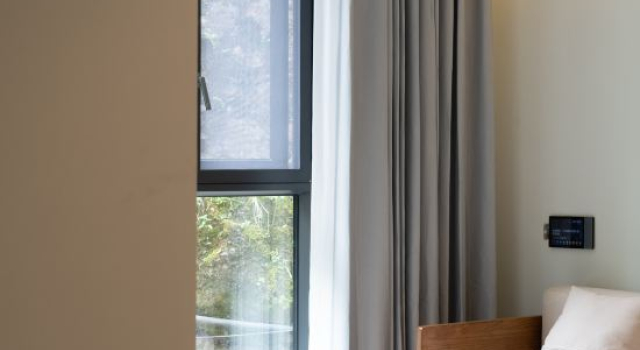 Семейный люкс с красивым видом из окна Qingcheng Mountain Mountain and Villa Private Tang Homestay