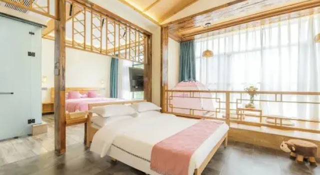 Семейный тент Anjiyun Shangzhuhai neighbor Li's parent-child vacation back to the beautiful house