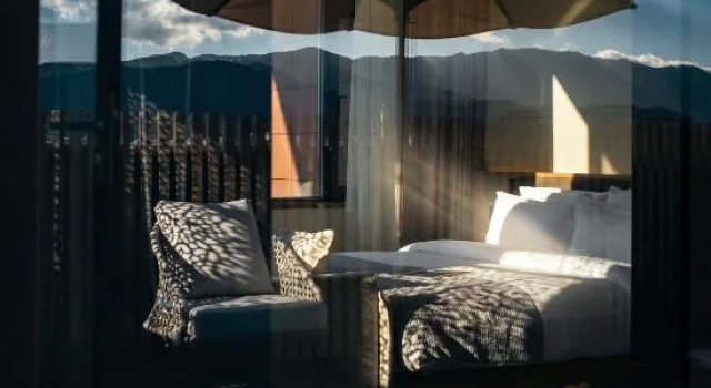 Двухместный люкс Lijiang Ancient Town Wanda Meihua Light & In Hotel