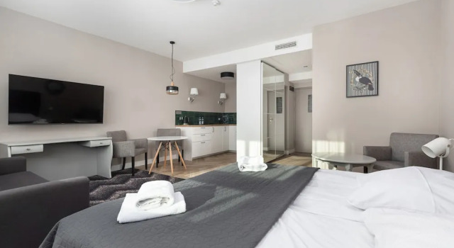 Четырёхместный номер Superior с видом на реку Aparthotel Etna