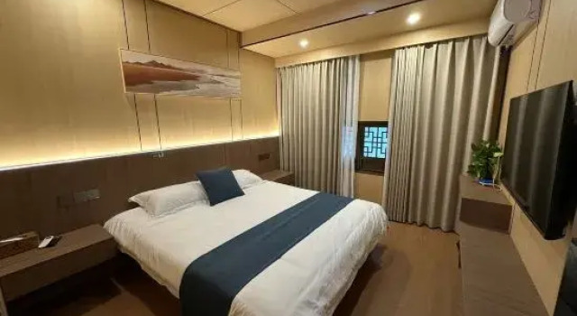 Люкс с видом на внутренний двор Moon Bay Haiwei Villa Homestay