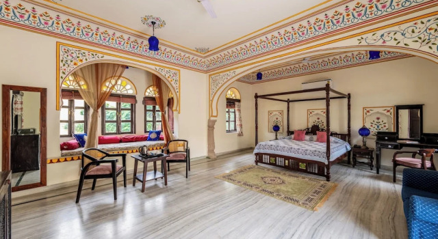 Двухместный люкс Royal с видом на горы Dhula Garh  A Heritage Hotel