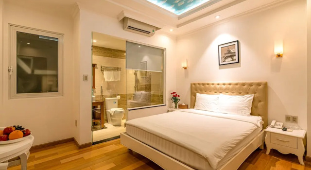 Двухместный номер Deluxe S79 Bamboo Hotel 581 Su Van Hanh Street