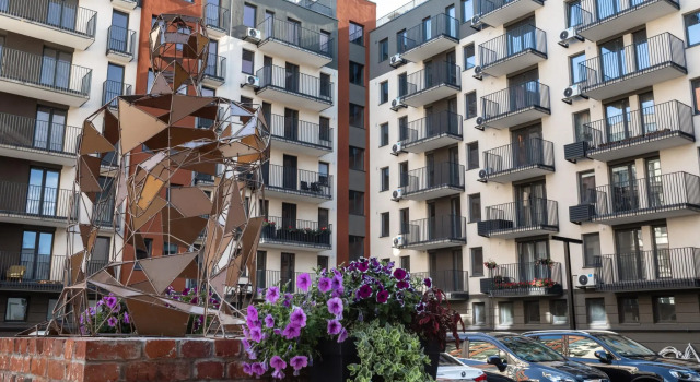 Spacious apartment in the center with a panoramic view of the city, Book Lejlighed Hoteller i Kaliningrad med parkering, Parkering