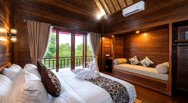 Двухместный номер Deluxe с видом на сад Lembongan Cempaka Villa & Restaurant by ABM