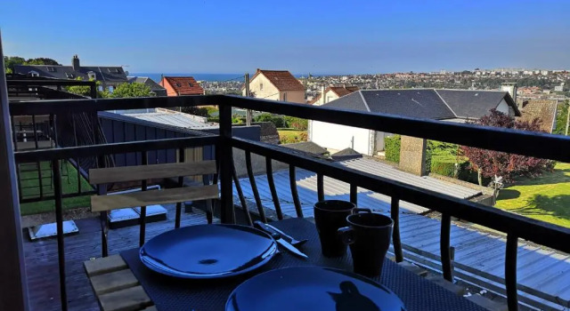 Студия Escale Dieppe Gambetta - Appart et Studios 2-6 personnes Vue Ville et Mer