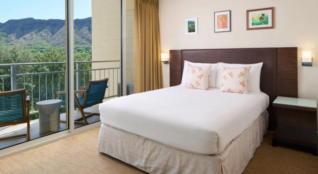 Двухместный номер Diamond Head View Kaimana Beach Hotel