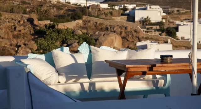 Люкс с видом на море Mykonos Moussa