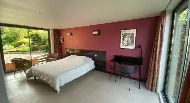 Двухместный номер Deluxe с видом на сад Villa des Remparts - BnB Calais-Marck-Bourbourg-Gravelines