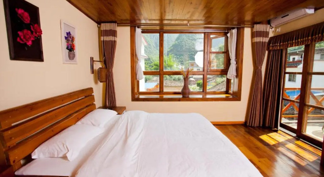 Двухместный номер Standard с балконом YangShuo Coco Garden Villa-Western food&English Guide